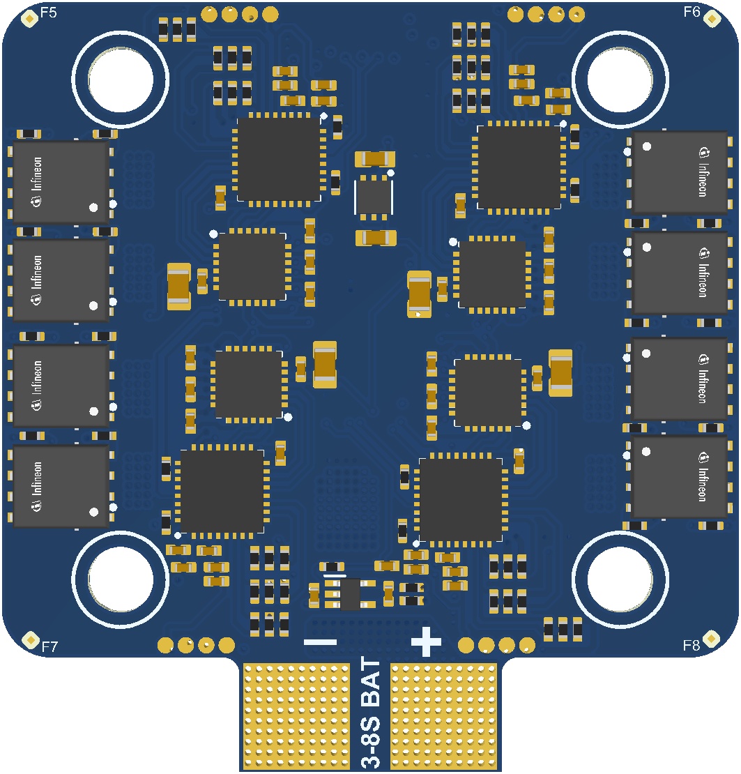 MW 4IN1 ESC bottom view